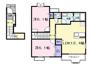 レオン　Ｋ．Ｓの物件間取画像